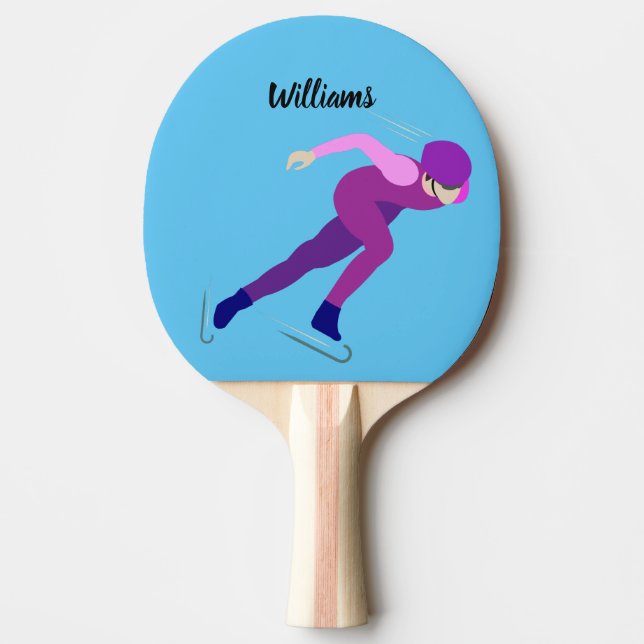 Raquete De Ping Pong Patinação de velocidade (Frente)