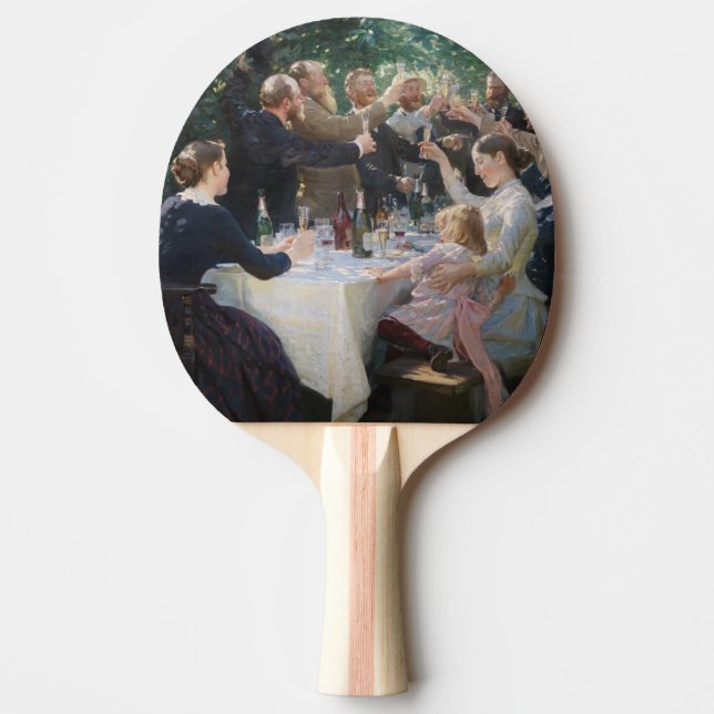 Raquete De Ping Pong Peder Severin Kroyer - Hip, Hip, Hurrah! (Frente)