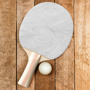 Raquete De Ping Pong Pedra de Mármore Branco