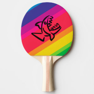 Raquete De Ping Pong Peixe-arco-íris