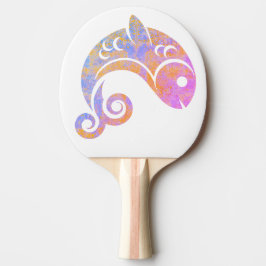 Raquete De Ping Pong peixe arco-íris