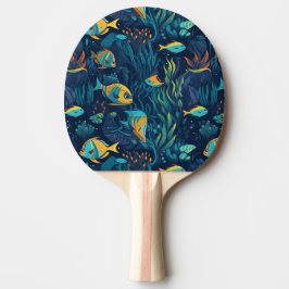 Raquete De Ping Pong Peixes Tropicais