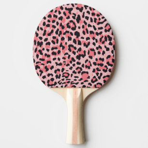 Raquete De Ping Pong Pele-leopardo: textura perfeita da safra