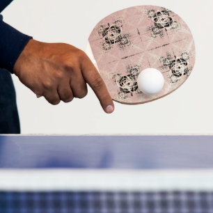Raquete De Ping Pong Pensando em Pastel torce pino pino pino