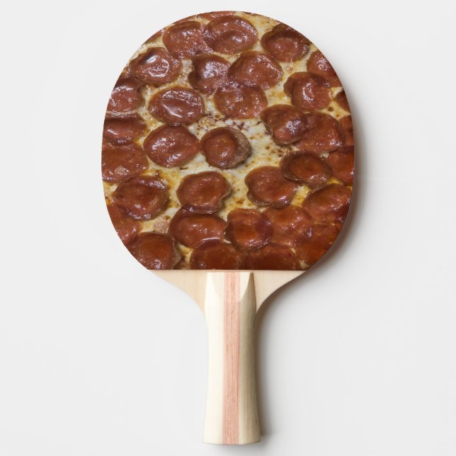 Raquete De Ping Pong Pepperoni Pizza (Frente)