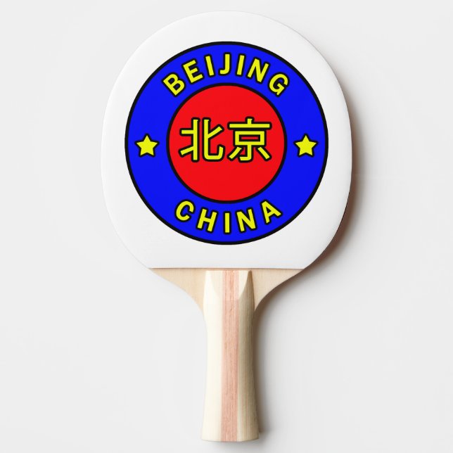 Raquete De Ping Pong Pequim China (Frente)