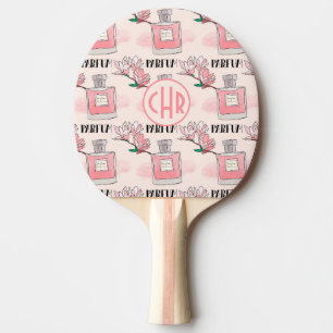 Raquete De Ping Pong Perfumes Cor-de-Rosa Parfum Floral Monograma