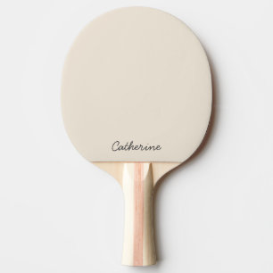 Raquete de Ping Pong Personalizada Bege Aveia na M