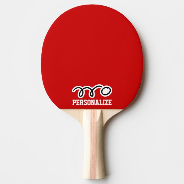 Raquete de ping pong personalizada para tênis de m (Frente)