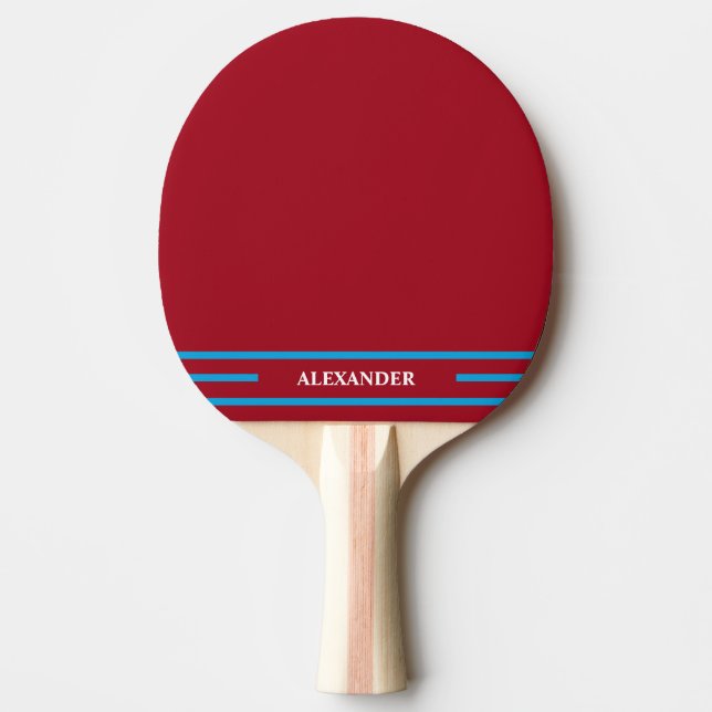 Raquete de Ping Pong Personalizada Ruby Red (Frente)