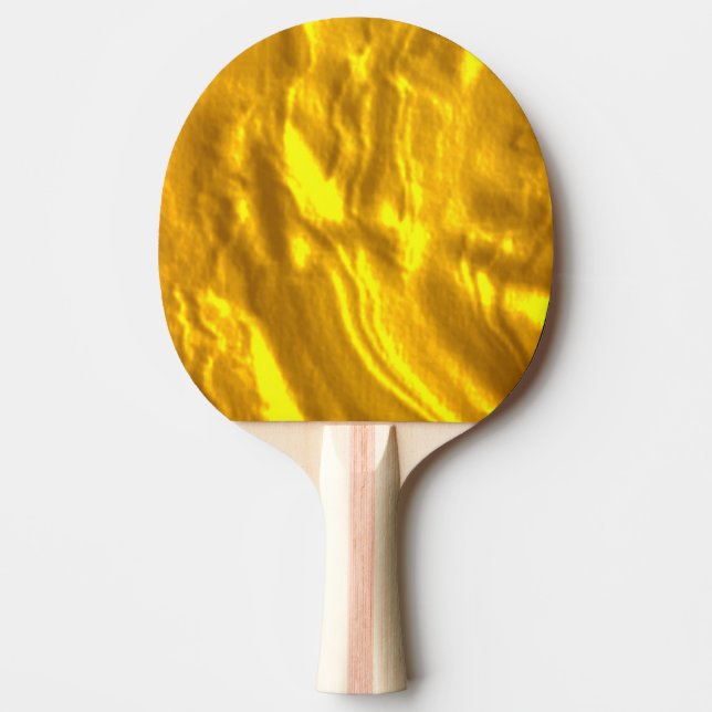 Raquete De Ping Pong Personalizado Personalizado Com Um Ouro (Frente)