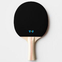 Raquete De Ping Pong Personalizado Preto