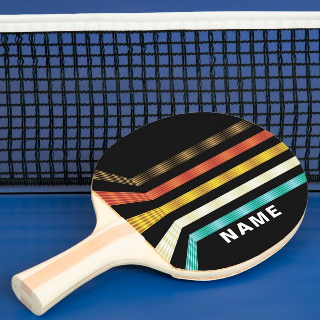 Raquete De Ping Pong Personalizado retrorfuturista (Insitu)