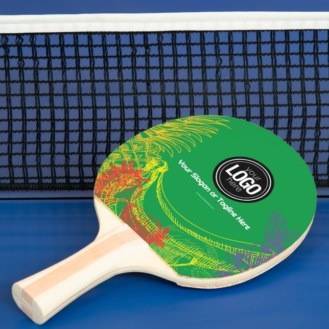 Raquete De Ping Pong Personalizar empresa | Empresa Fruta tropical (Insitu)