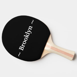 Raquete De Ping Pong personalizar o nome da alteração texto branco pr
