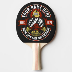 Raquete De Ping Pong Personalizar o NOME do Emergência de Fogo de Más