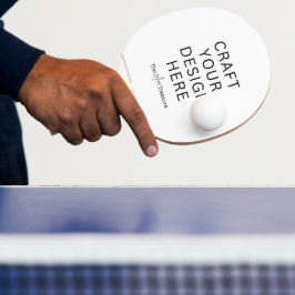 Raquete De Ping Pong Personalize Custom  – Add Your Design Here 