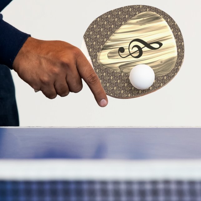 Raquete De Ping Pong Personalized Music Note Guitar Pick  (Insitu)