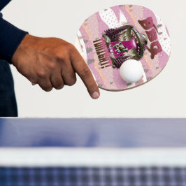 Raquete De Ping Pong Piada de rapto de CHURRASCO alienígena