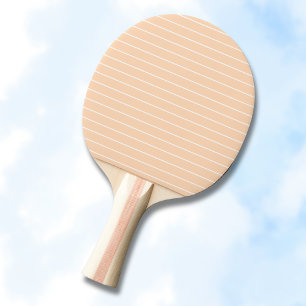 Raquete De Ping Pong Pico rosa e branco fina horizontal