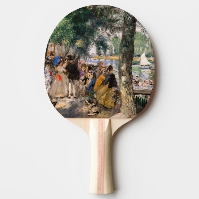 Raquete De Ping Pong Pierre-Auguste Renoir - Banho no Sena (Frente)