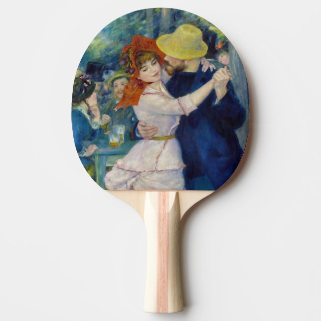 Raquete De Ping Pong Pierre-Auguste Renoir - Dança em Bougal (Frente)