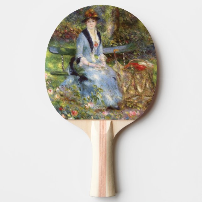 Raquete De Ping Pong Pierre-Auguste Renoir - Dans les Rosa (Frente)