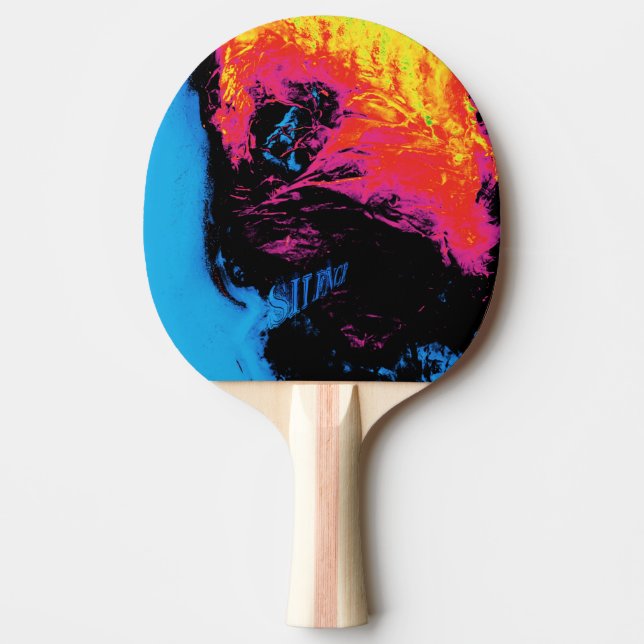 Raquete De Ping Pong pimenta e plástico silenciadas (Frente)