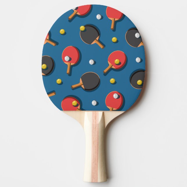 Raquete De Ping Pong Ping Pinos E Balls Paddle (Frente)