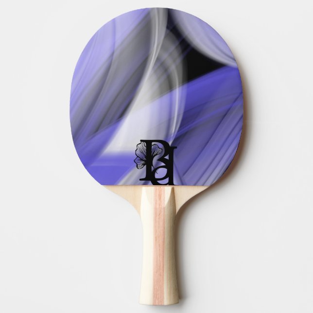 Raquete De Ping Pong Ping Pong Paddle Abstrato Lavanda Violet (Frente)