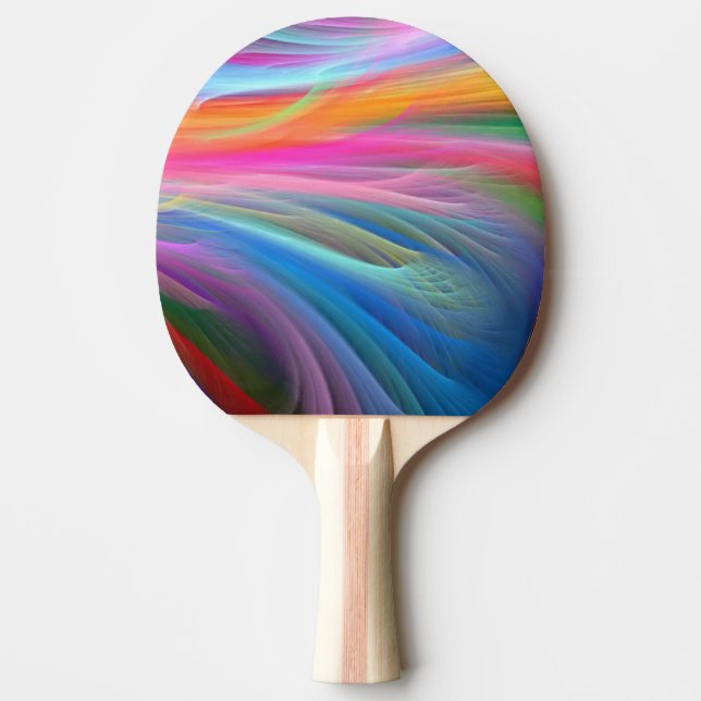 Raquete De Ping Pong Ping Pong Paddle/Abstrato multicolor (Frente)