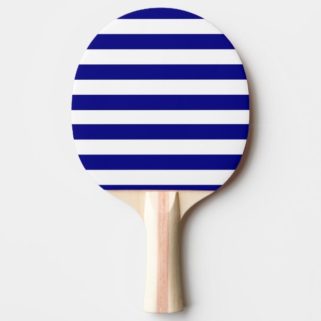 Raquete De Ping Pong Ping Pong Paddle Blue & White Stripe (Frente)
