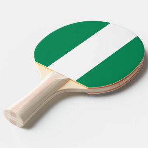 Raquete De Ping Pong Ping pong paddle com bandeira da Nigéria
