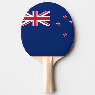 Raquete De Ping Pong Ping pong paddle com bandeira da Nova Zelândia