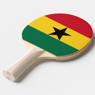Raquete De Ping Pong Ping pong paddle com bandeira de Gana
