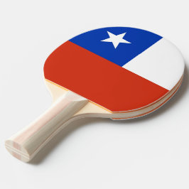 Raquete De Ping Pong Ping pong paddle com bandeira do Chile