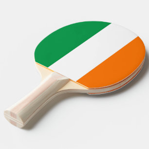 Raquete De Ping Pong Ping pong paddle com Flag da Irlanda