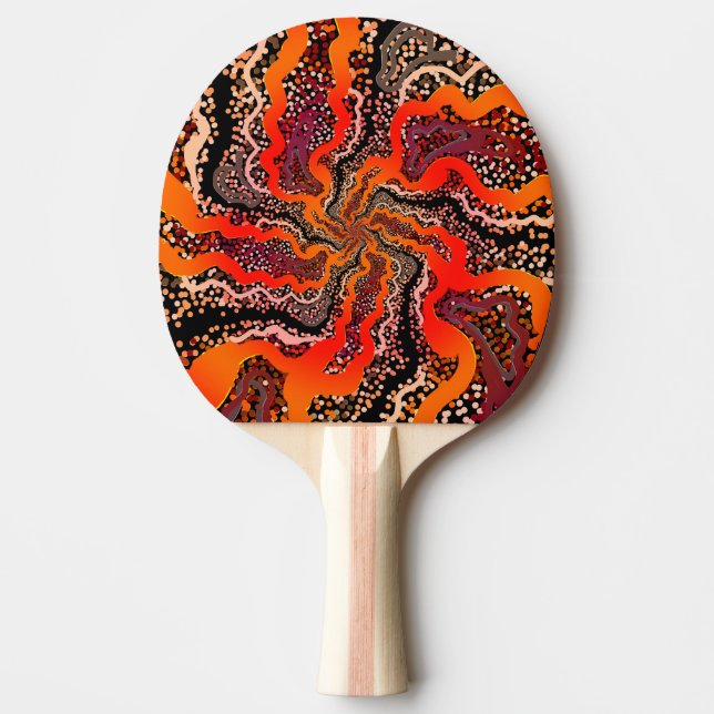 Raquete De Ping Pong Ping pong Paddle criado por Jimette Design (Frente)