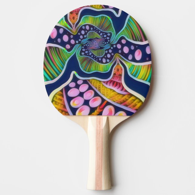 Raquete De Ping Pong Ping pong Paddle criado por Jimette Design (Frente)