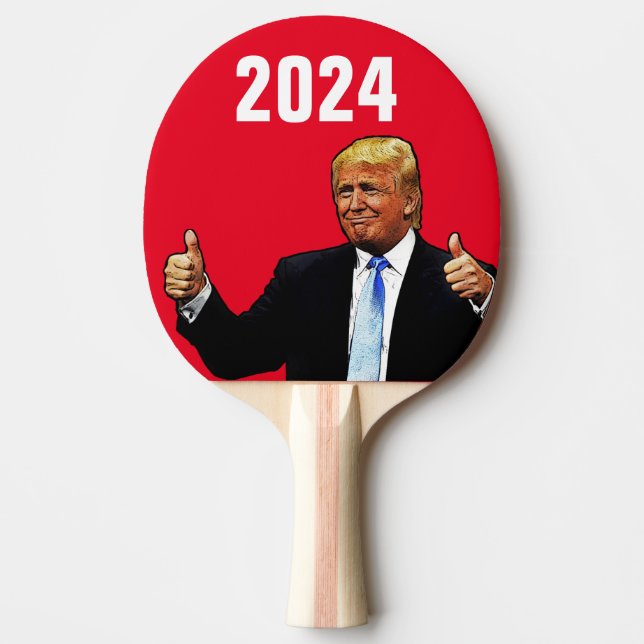 RAQUETE DE PING PONG PING PONG PADDLE DA DONALD TRUMP 2024 (Frente)