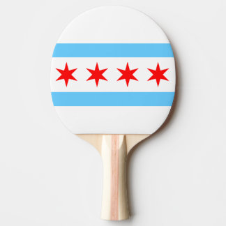 Raquete De Ping Pong Ping Pong Paddle de bandeira de Chicago