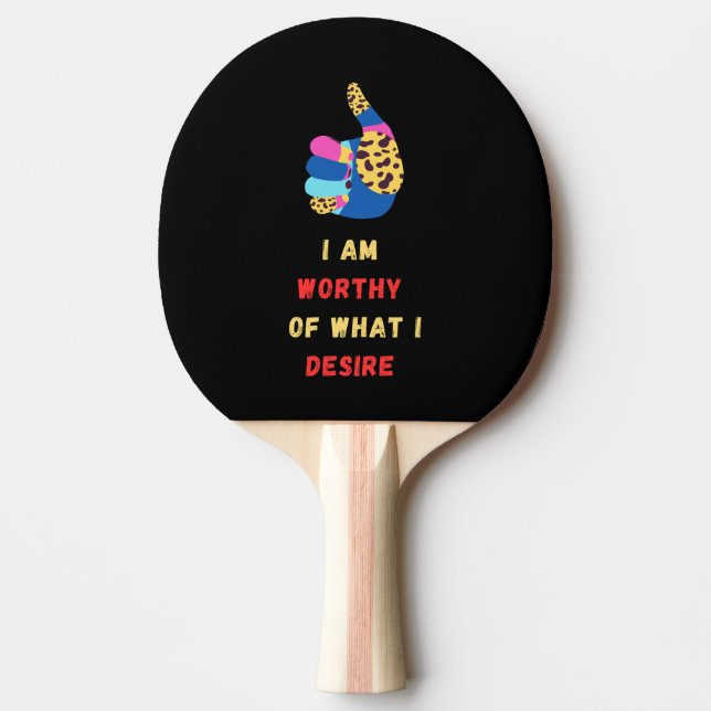 Raquete De Ping Pong Ping Pong Paddle Digno (Frente)