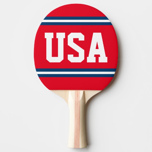 Raquete De Ping Pong Ping Pong Paddle EUA (Frente)