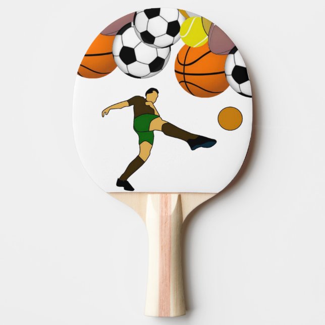 Raquete De Ping Pong Ping Pong Paddle Futebol Esportivo (Frente)