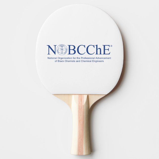 Raquete De Ping Pong Ping Pong Paddle - Logotipo NOBCChE (Frente)