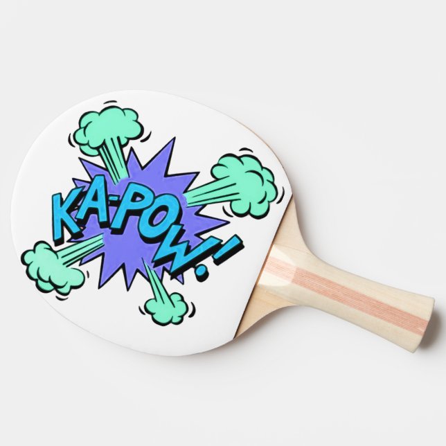 Raquete De Ping Pong Ping Pong Paddle - Pop Art Ka-Pow (Lateral)