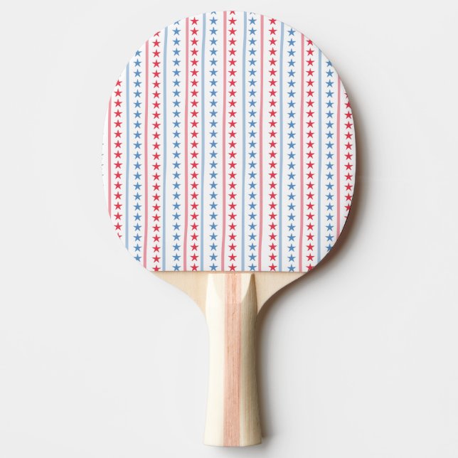 Raquete De Ping Pong Ping Pong Paddles Patriótico (Frente)