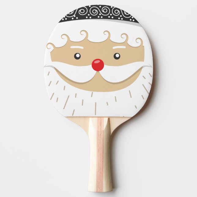 Raquete De Ping Pong Ping Pong Paddles SANTA CLAUS (Frente)