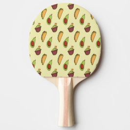 Raquete De Ping Pong Ping Pong Pino Amarelo Avocado Taco