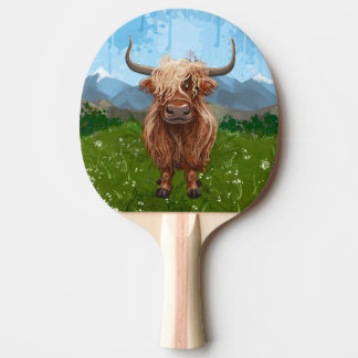 Raquete De Ping Pong Ping Pong - Vaca Highland